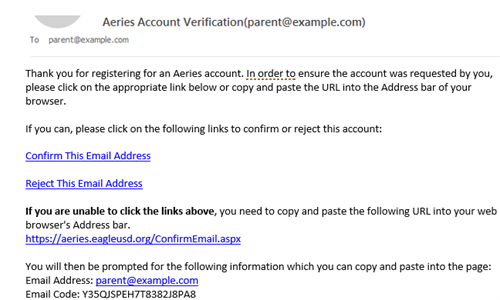 account verification